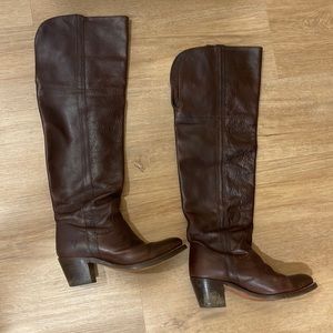 Frye boots, tall (or fold over)